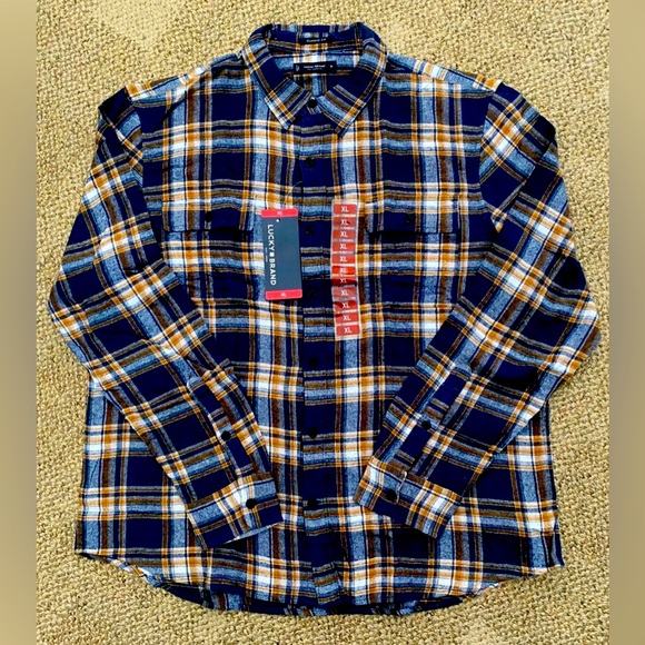 ~ Lucky Brand ~
Men's Long Sleeve Button Down Flannel Shirt XL - Picture 1 of 3